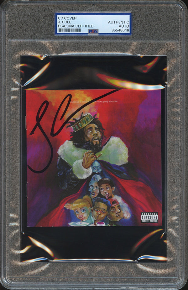 J. Cole Signed Autographed CD Cover “KOD” PSA/DNA Authenticated