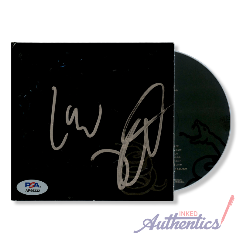 Metallica Signed Autographed CD “Metallica” PSA/DNA Authenticated
