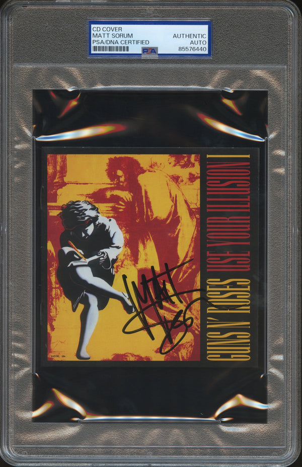 Matt Sorum Signed Autographed CD Cover “Use Your Illusion I” PSA/DNA Authenticated