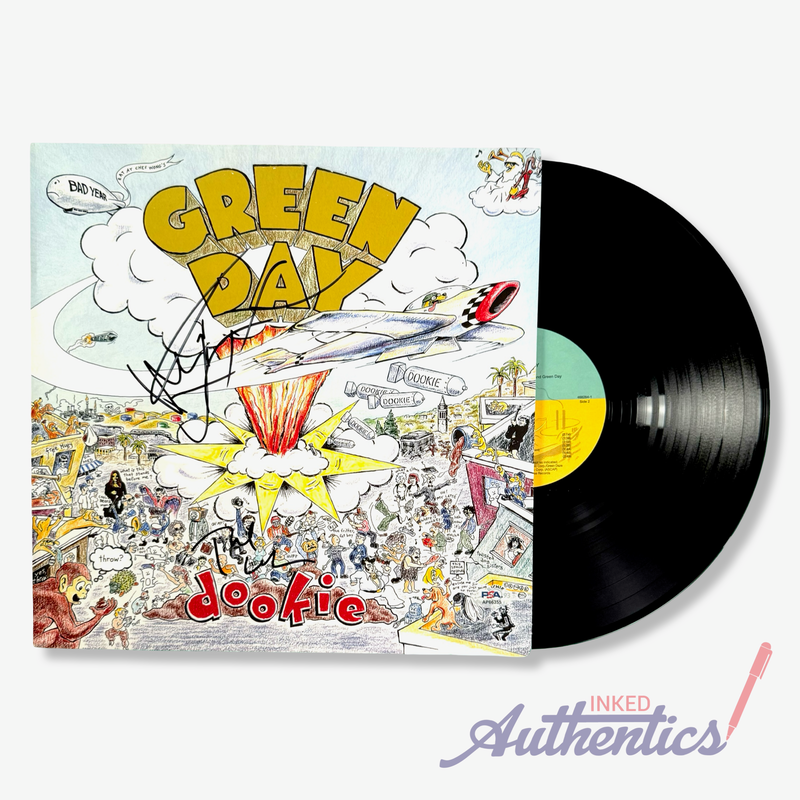 Green Day Signed Autographed Vinyl LP "Dookie" PSA/DNA Authenticated