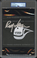 Ralf Hutter Signed CD Cover "Trans-Europe Express" PSA/DNA Authenticated