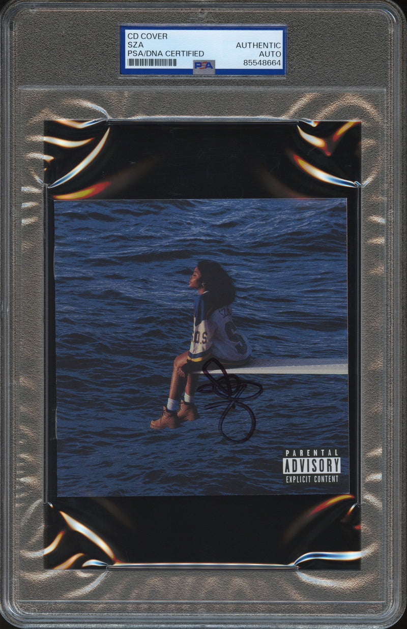 SZA Signed Autographed CD Cover "SOS" PSA/DNA Authenticated