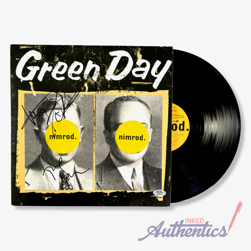 Green Day Signed Autographed Vinyl LP "Nimrod" PSA/DNA Authenticated