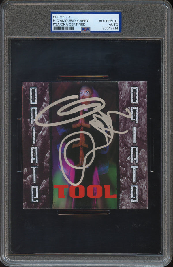 Tool Signed Autographed CD Cover "Opiate" PSA/DNA Authenticated