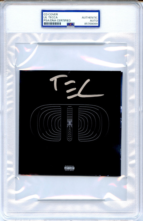 Lil Tecca Signed Autographed CD Cover “Dopamine” PSA/DNA Authenticated