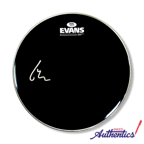 Lars Ulrich Signed Autographed 12” Drumhead PSA/DNA Authenticated