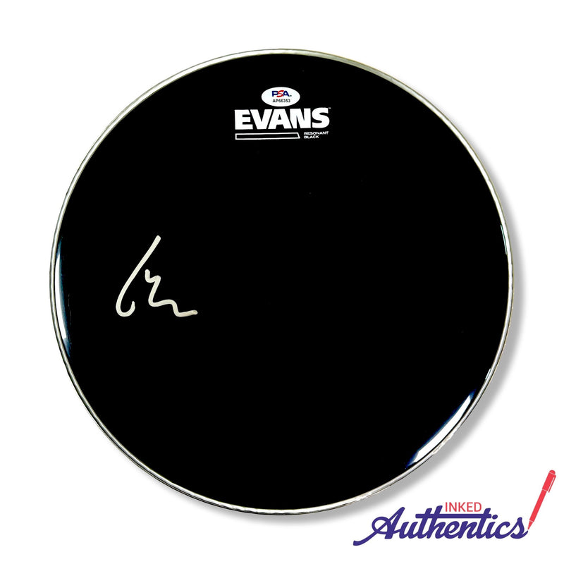 Lars Ulrich Signed Autographed 12” Drumhead PSA/DNA Authenticated