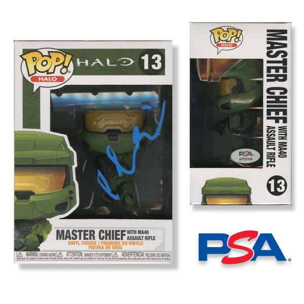 Pablo Schreiber Signed Autographed Funko Pop #13 Master Chief PSA/DNA Authenticated