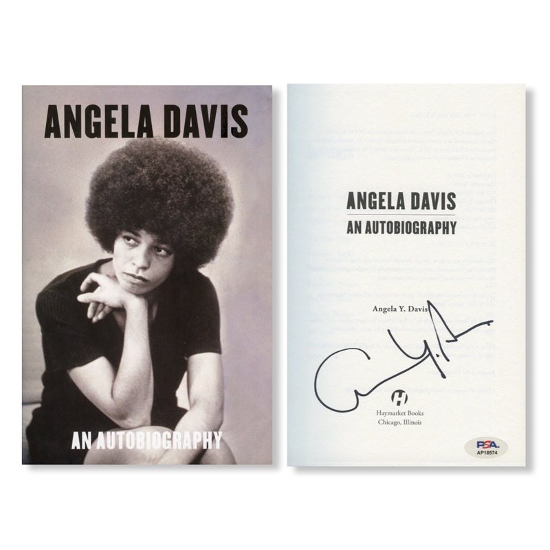 Angela Davis Signed Autographed “An Autobiography” Hardcover Book PSA/DNA Authenticated