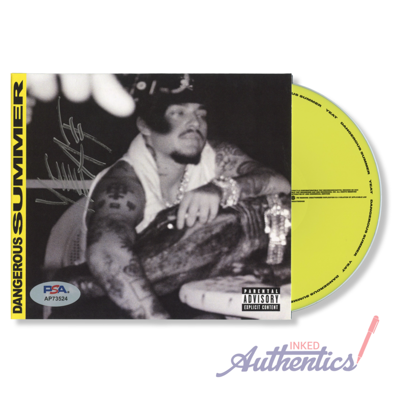 Yeat Signed Autographed CD “DANGEROUS SUMMER” PSA/DNA Authenticated