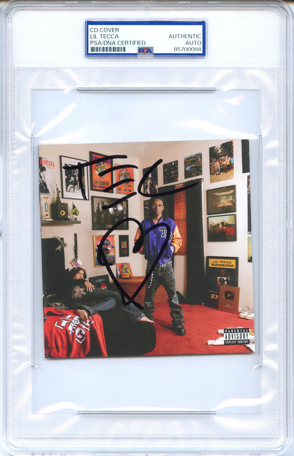 Lil Tecca Signed Autographed CD Cover “Tec” PSA/DNA Authenticated