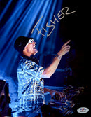 Fisher Signed Autographed 8x10 Photo PSA/DNA Authenticated