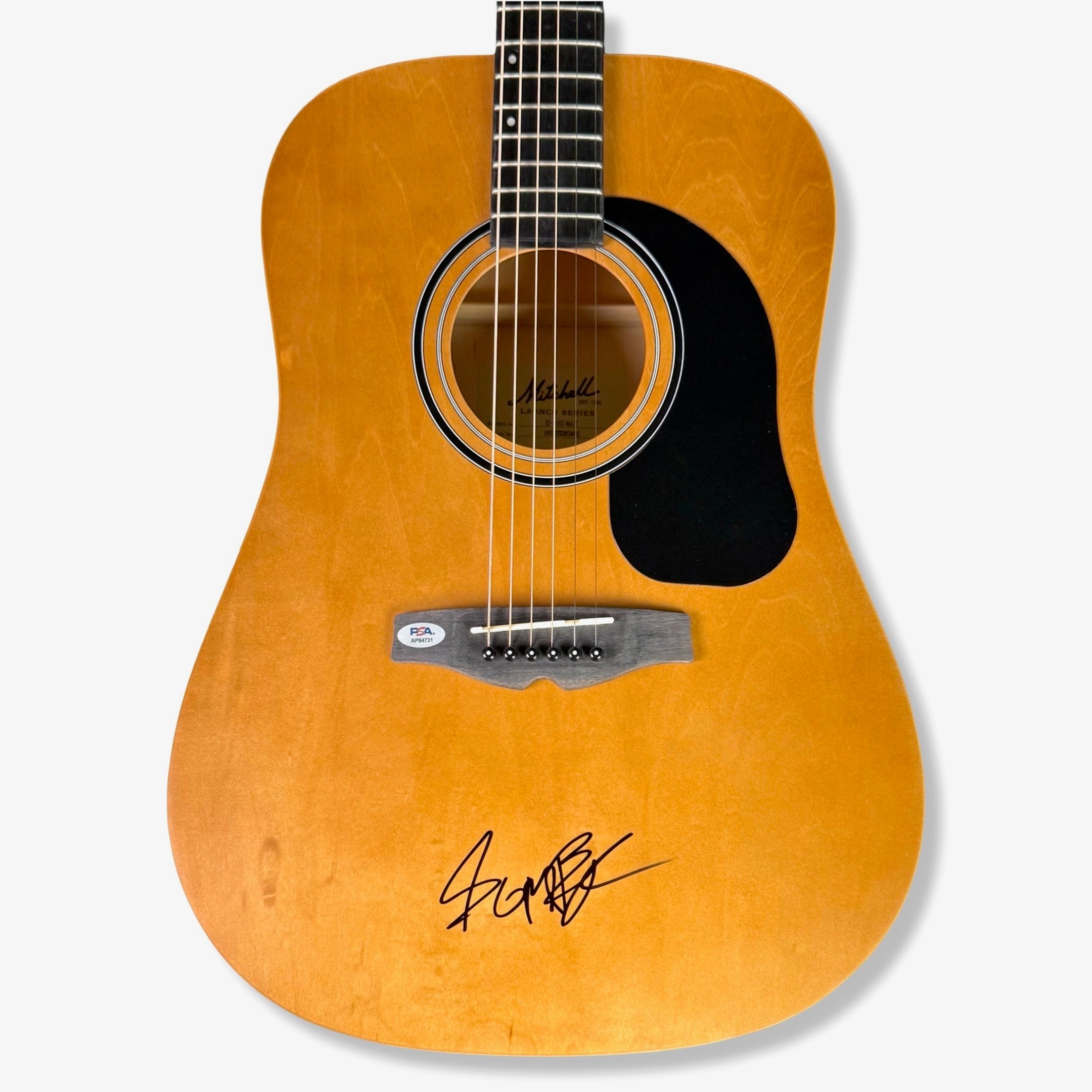 Sombr Signed Autographed Acoustic Guitar PSA/DNA Authenticated