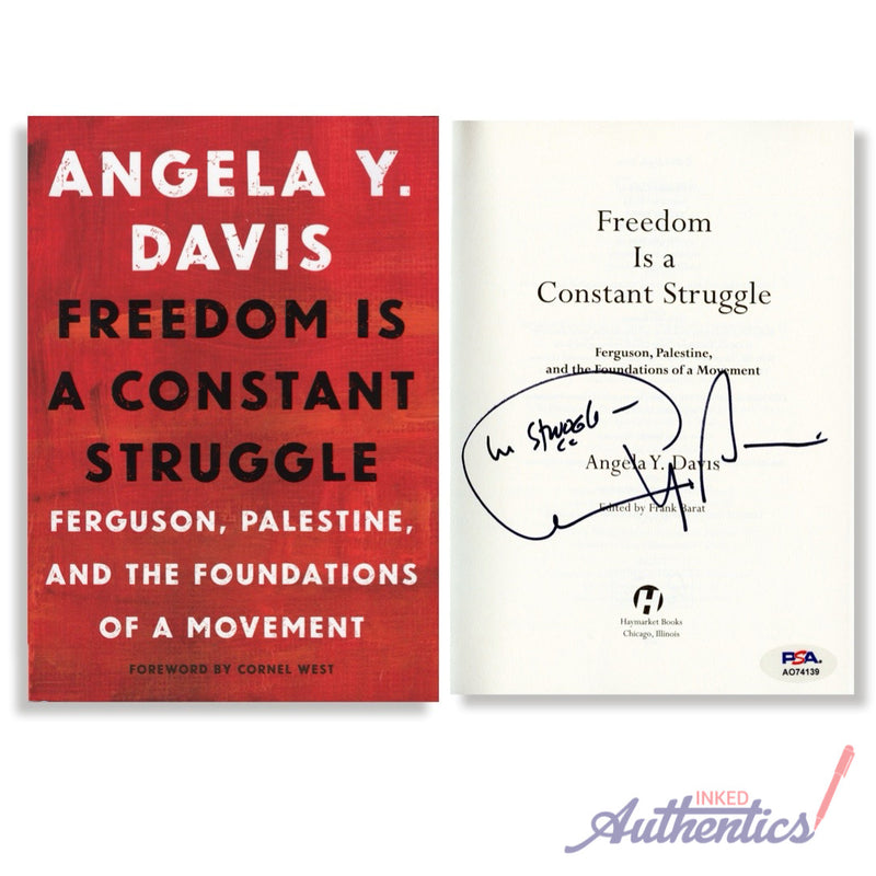 Angela Davis Signed Autographed “Freedom Is A Constant Struggle” Paperback Book PSA/DNA Authenticated