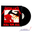 Metallica Signed Autographed Vinyl LP “Kill 'Em All” PSA/DNA Authenticated