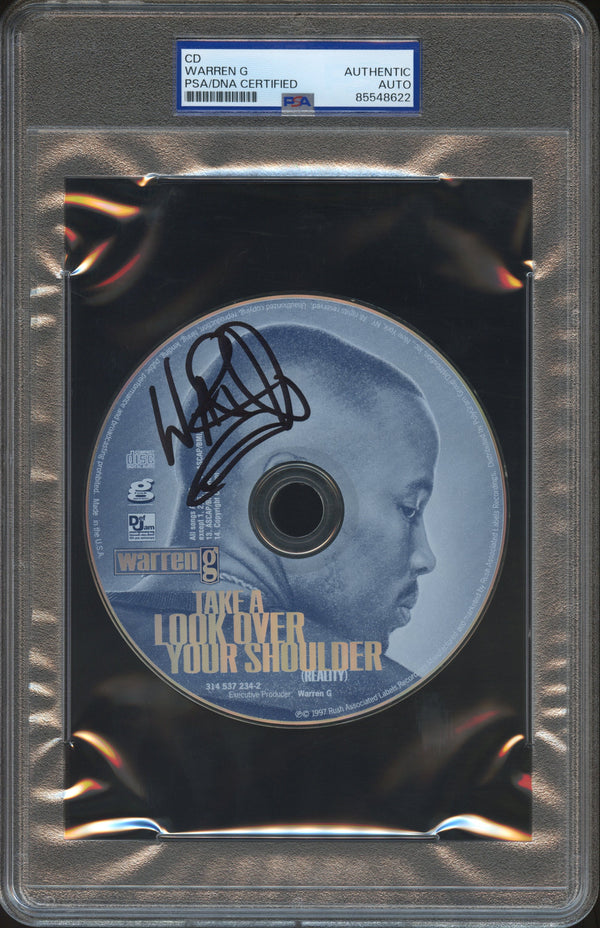 Warren G Signed Autographed CD “Take a Look Over Your Shoulder” PSA/DNA Authenticated