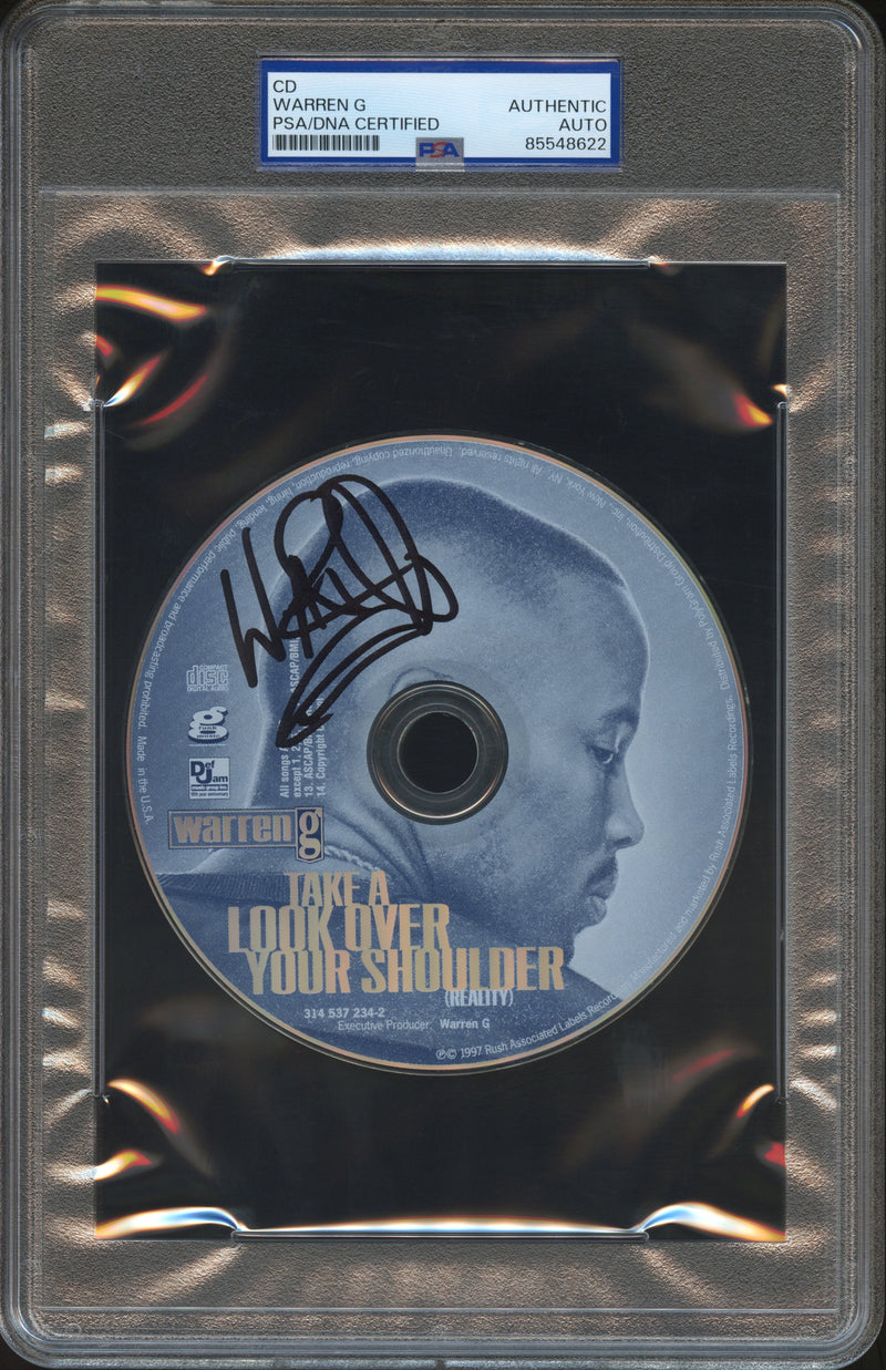 Warren G Signed Autographed CD “Take a Look Over Your Shoulder” PSA/DNA Authenticated