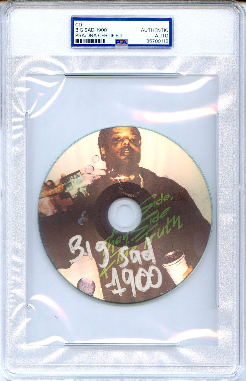 Big Sad 1900 Signed Autographed CD "My Side, They Side & The Truth" PSA/DNA Authenticated