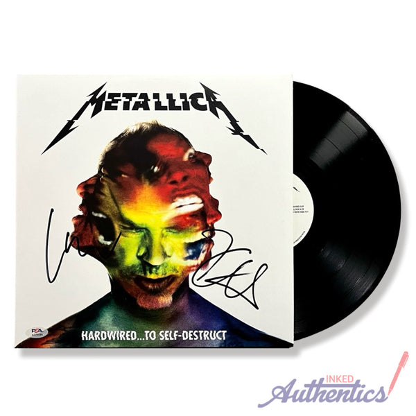 Metallica Signed Autographed Vinyl LP “Hardwired…To Self Destruct” PSA/DNA Authenticated