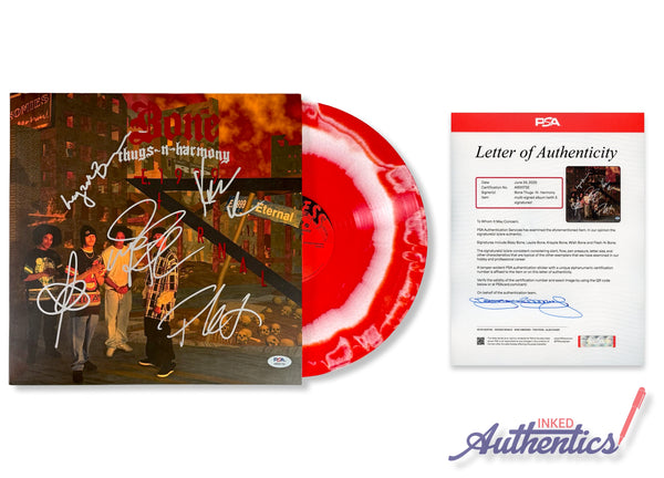 Bone Thugs-N-Harmony Signed Autographed Vinyl LP "E. 1999 Eternal" PSA/DNA Authenticated