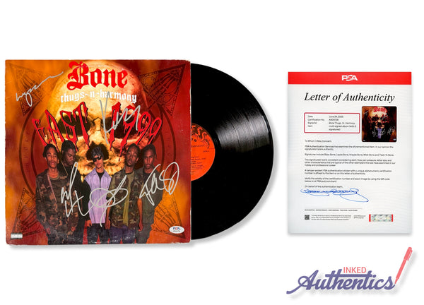 Bone Thugs-N-Harmony Signed Autographed Vinyl LP "East 1999" PSA/DNA Authenticated