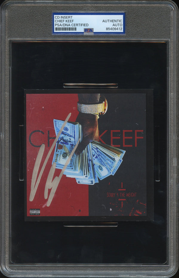Chief Keef Signed Autographed CD Cover “Sorry 4 The Weight” PSA/DNA Authenticated