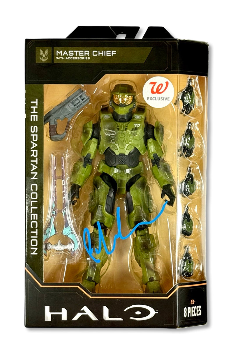 Pablo Schreiber Signed Autographed Master Chief Halo Action Figure PSA/DNA Authenticated