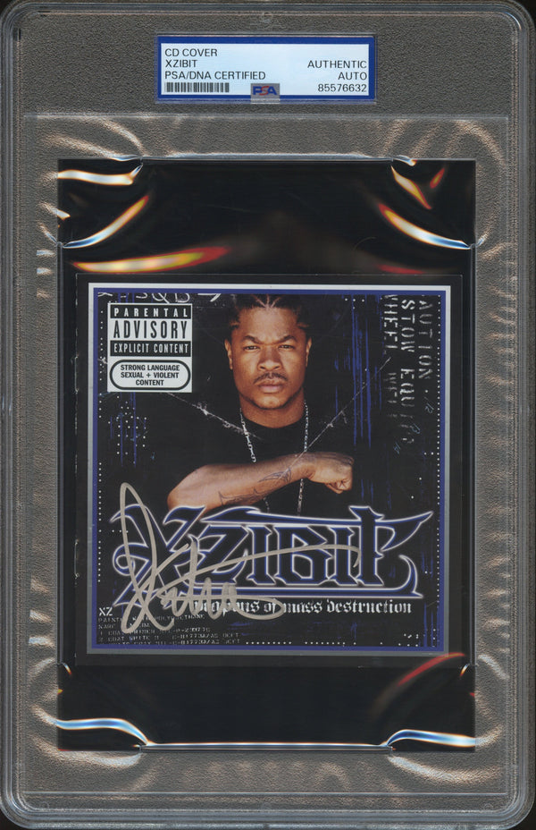 Xzibit Signed Autographed CD Cover "Weapons of Mass Destruction" PSA/DNA Authenticated