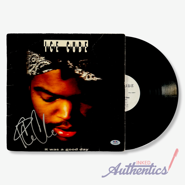 Ice Cube Signed Autographed Vinyl LP “It Was a Good Day” PSA/DNA Authenticated