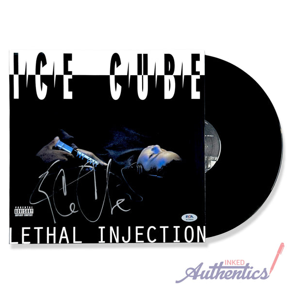 Ice Cube Signed Autographed Vinyl LP “Lethal Injection” PSA/DNA Authenticated