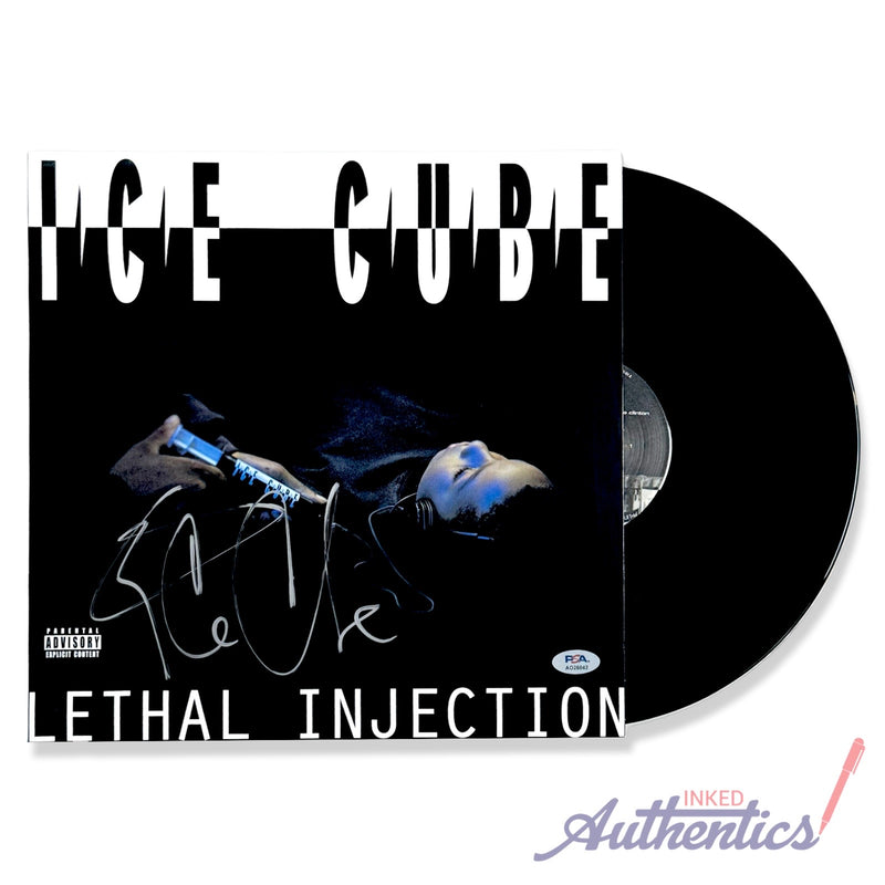 Ice Cube Signed Autographed Vinyl LP “Lethal Injection” PSA/DNA Authenticated