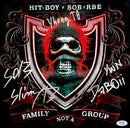SOB X RBE Signed Autographed 12x12 Photo "Family Not A Group" PSA/DNA Authenticated