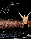 Fisher Signed Autographed 8x10 Photo PSA/DNA Authenticated