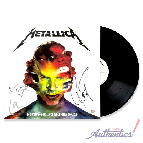 Metallica Signed Autographed Vinyl LP “Hardwired…To Self Destruct” PSA/DNA Authenticated