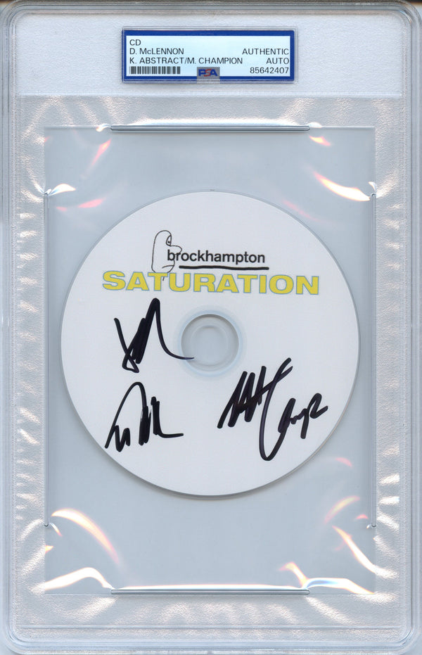 BROCKHAMPTON Signed CD “Saturation” PSA/DNA Authenticated