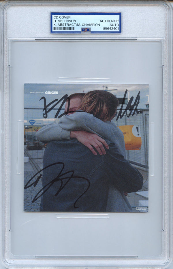 BROCKHAMPTON Signed CD Cover “Ginger” PSA/DNA Authenticated