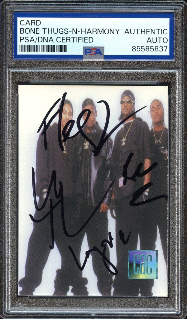 1998 Dada Footwear Collectible Artist Cards Bone Thugs-N-Harmony Auto PSA/DNA Authenticated