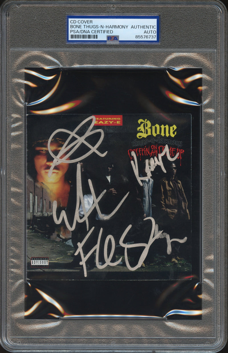 Bone Thugs-N-Harmony Signed Autographed CD Cover "Creepin on ah Come Up" PSA/DNA Authenticated