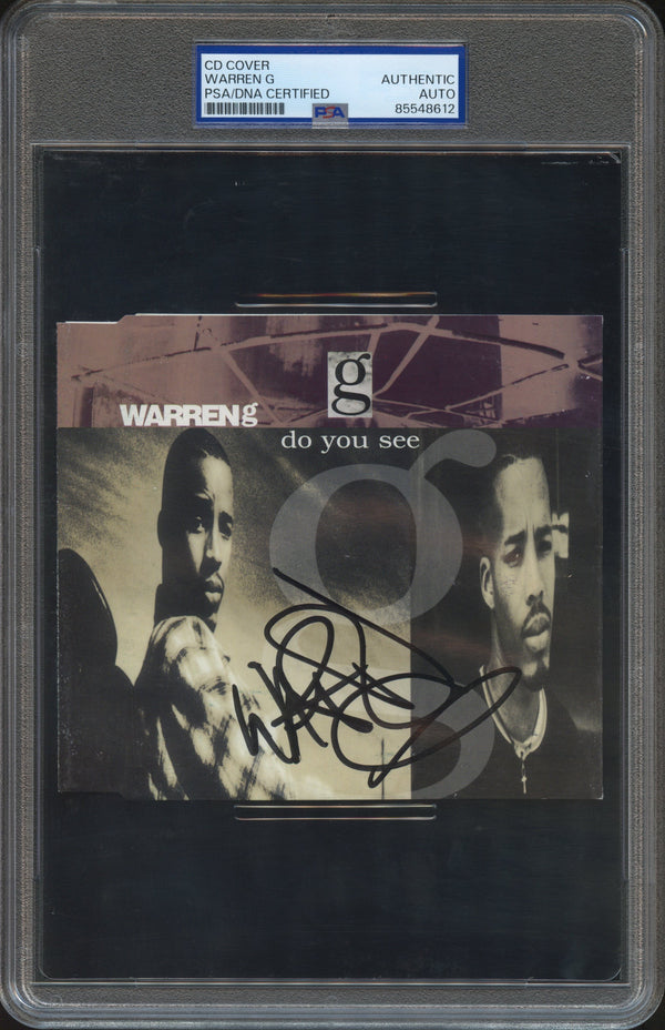 Warren G Signed Autographed CD Cover “Do You See” PSA/DNA Authenticated