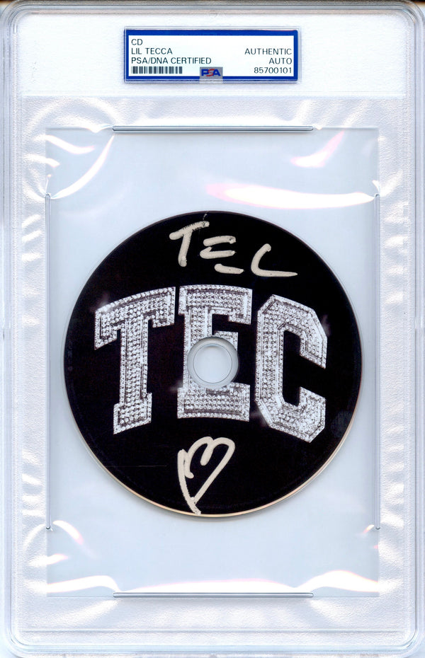 Lil Tecca Signed Autographed CD “Tec” PSA/DNA Authenticated