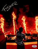 Fisher Signed Autographed 8x10 Photo PSA/DNA Authenticated