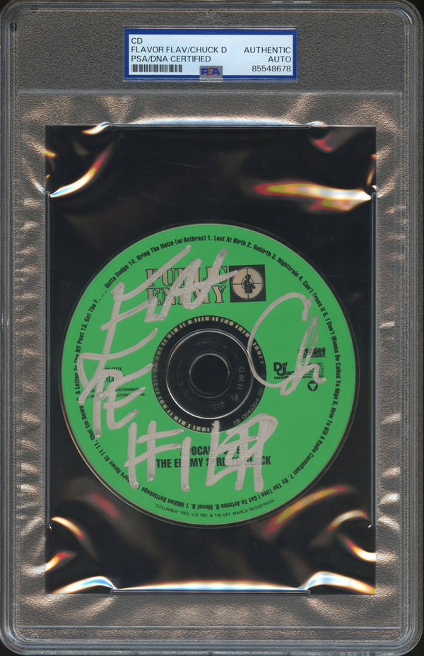 Public Enemy Signed Autographed CD "It Takes a Nation of Millions to Hold Us Back" PSA/DNA Authenticated