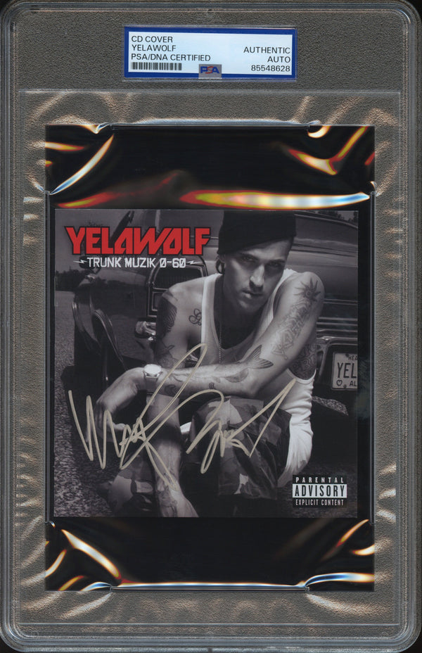 Yelawolf Signed Autographed CD Cover "Trunk Muzik 0-60" PSA/DNA Authenticated