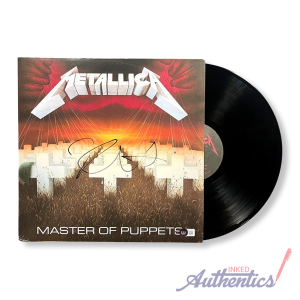 Kirk Hammett Signed Autographed Vinyl LP “Master Of Puppets” Beckett Authentic