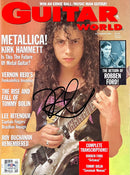 Kirk Hammett Signed Autographed Magazine PSA/DNA Authenticated
