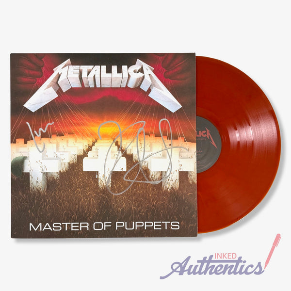 Metallica Signed Autographed Vinyl LP “Master Of Puppets” PSA/DNA Authentic