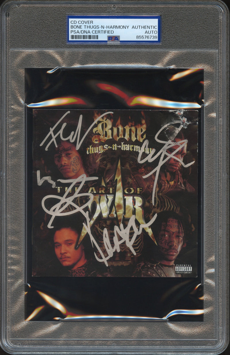 Bone Thugs-N-Harmony Signed Autographed CD Cover "The Art of War" PSA/DNA Authenticated