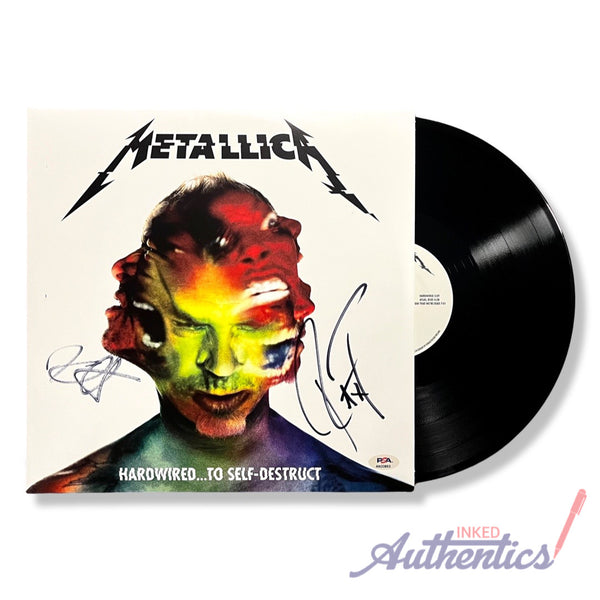 Metallica Signed Autographed Vinyl LP “Hardwired…To Self Destruct” PSA/DNA Authenticated