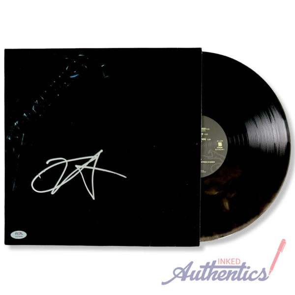 Metallica Signed Autographed Vinyl LP “Metallica” PSA/DNA Authenticated