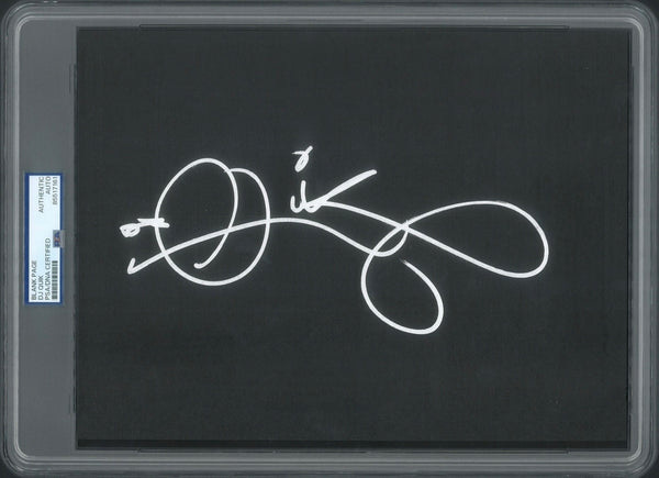 DJ Quik Signed Autographed Sketch PSA/DNA Authenticated